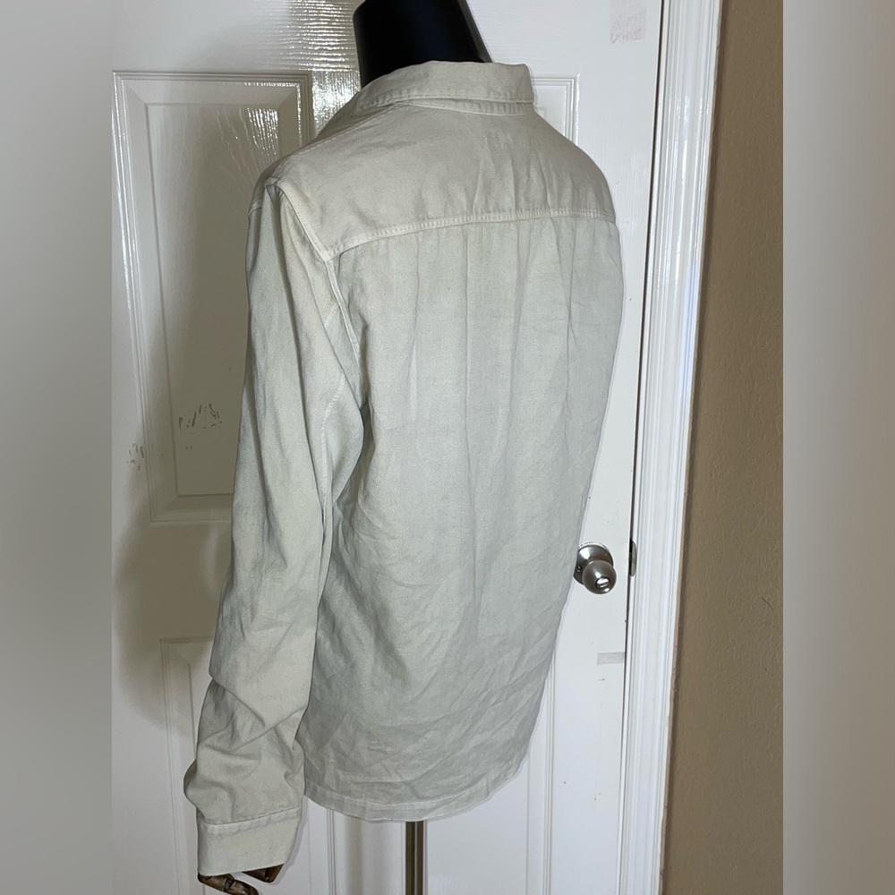All Saints Long Sleeve Minimalist button down shirt size XL - Picture 2 of 9